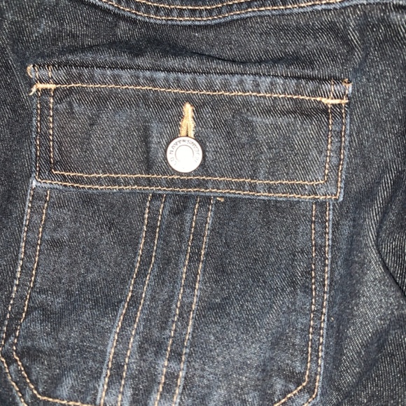 Old Navy plus size jeans‎ hemmed to crops. Super nice. Worn sbout 6x - Picture 5 of 6